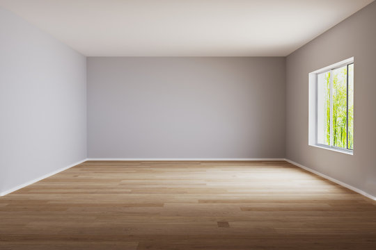 Empty room before bohemian AI redesign